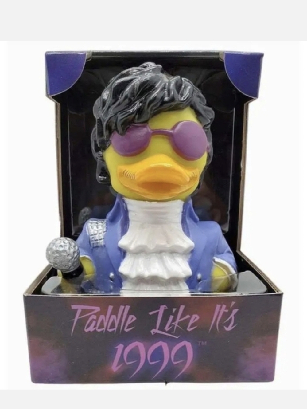 Celebriducks Dashboard Prince Rubber Duck NEW
